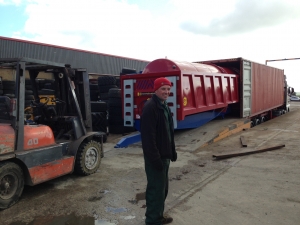 Loading Container for Australia